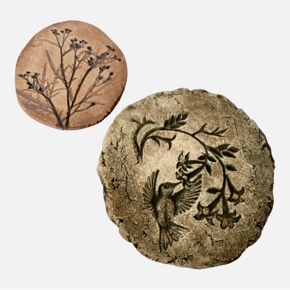 Shapes Of Clay Hummingbird Wall Art Sculpture Signed By Artist Stan Langtwait - Picture 10 of 13